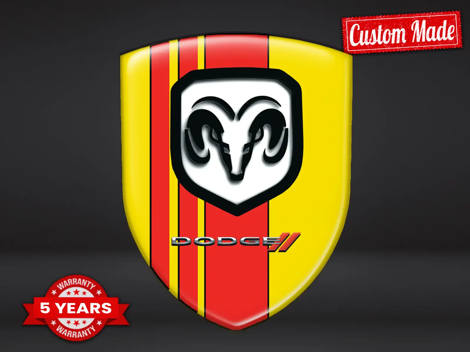 Dodge Décalcos Max Durables Stylé Pro Design Performance